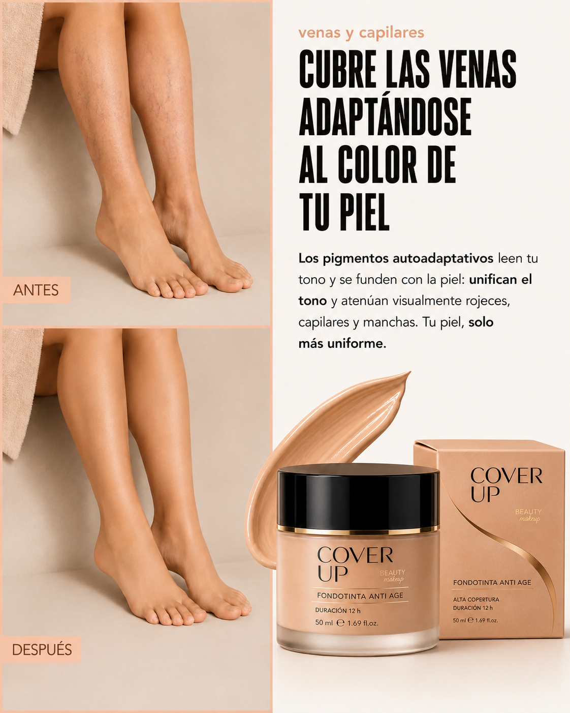 Cover Plus efecto natural